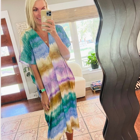 Zara tie dye tunic dress NWT - Picture 9 of 9